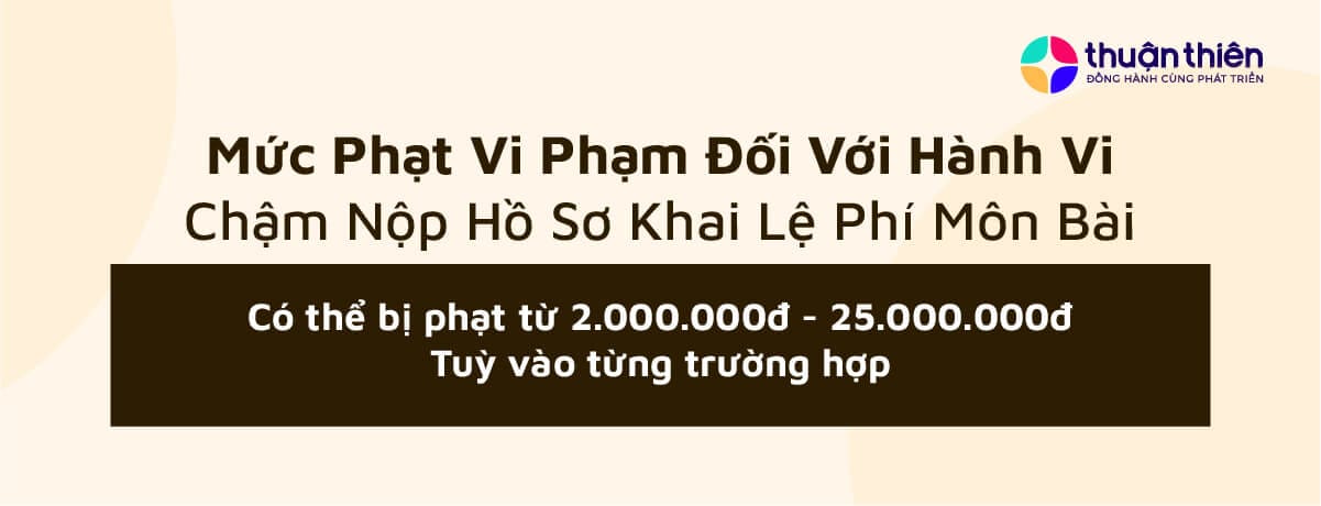 Doanh nghiệp, hộ kinh doanh có thể bị phạt từ 2.000.000 - 25.000.000 đồng tùy vào mức độ nặng nhẹ nếu chậm nộp hồ sơ khai thuế.