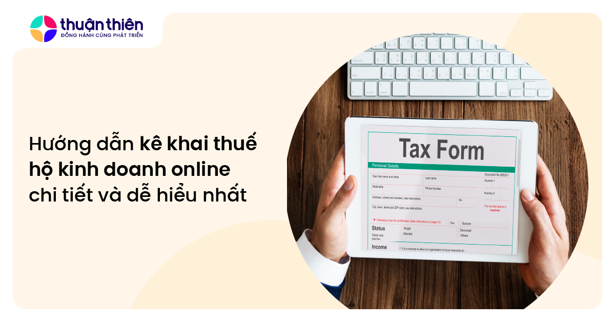 Hướng dẫn kê khai thuế hộ kinh doanh online chi tiết và dễ hiểu nhất